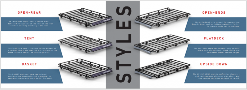 Tradesman Commercial Max Roof Rack Styles