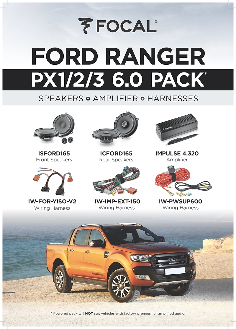 FORD RANGER PX/1/2/3 Focal 6.0 Pack