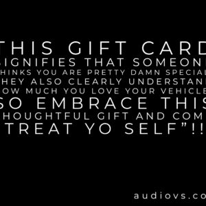 Physical Gift Voucher