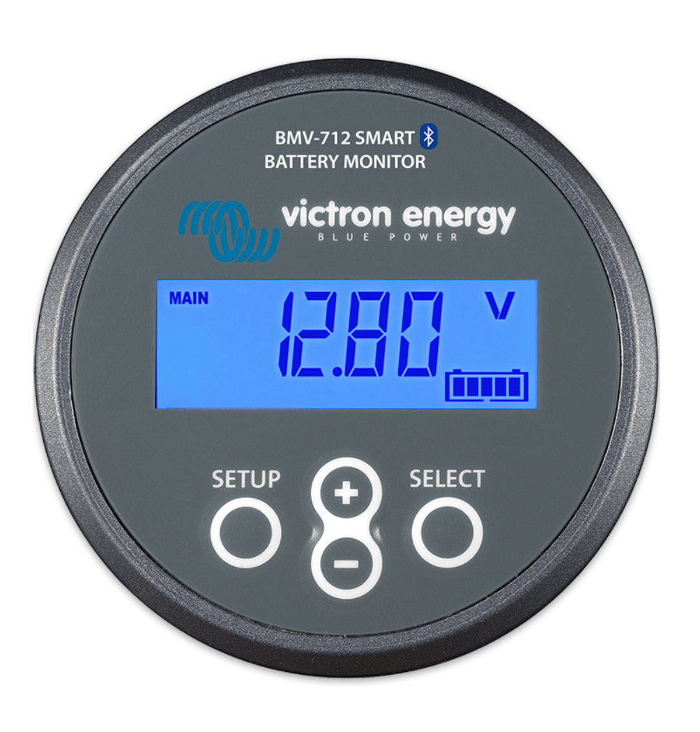 Victron Battery Monitor Smart Type w/ Bluetooth BMV-712. Monitors Two Batteries.