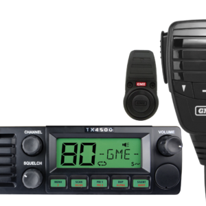 GME TX4500WS2 5 Watt DIN Mount UHF CB Radio with Wireless PTT & ScanSuite