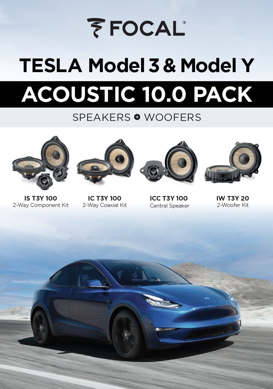 TESLA Model 3 and Y Acoustic Focal 10.0 Pack