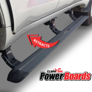 Clearview Retractable Side Steps - Power Boards