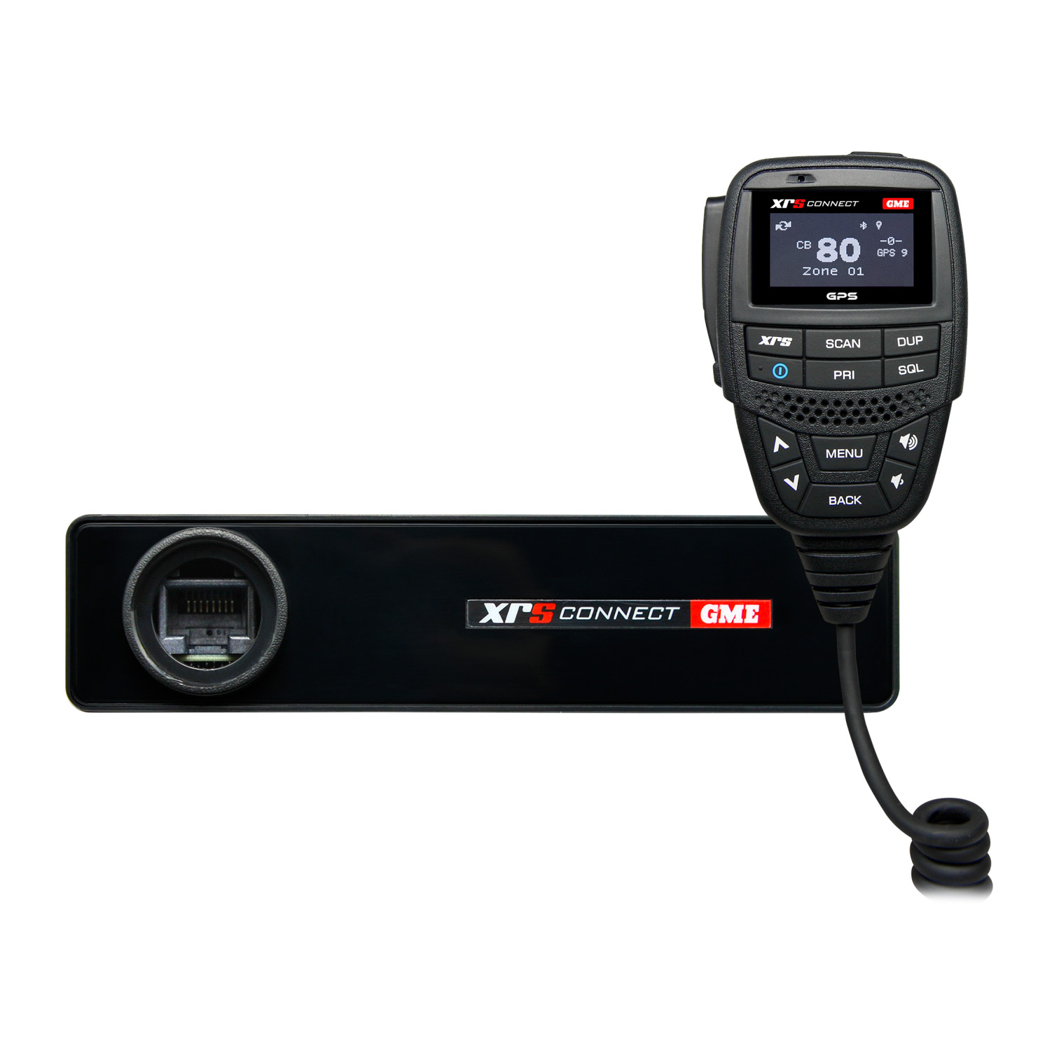 GME XRS390C XRS CONNECT IP67 UHF CB RADIO WITH BLUETOOTH® & GPS