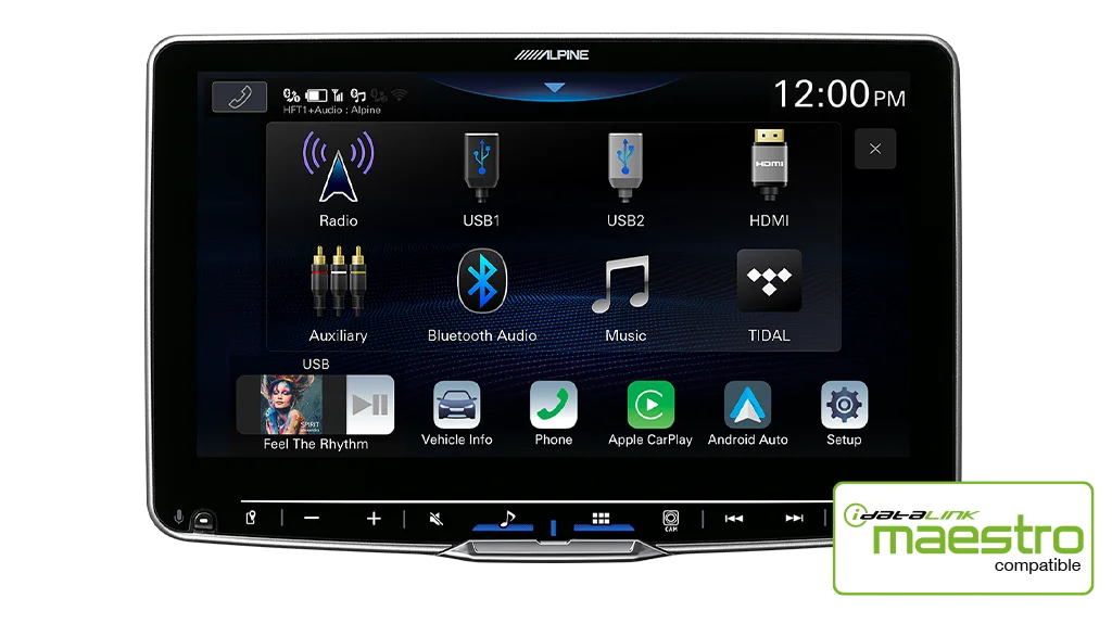 Alpine iLX-F509A 9" Hi Res Touch Screen