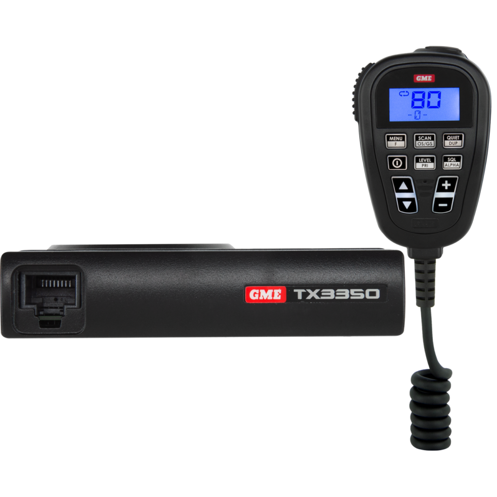 GME TX3350 5 WATT SUPER COMPACT UHF CB RADIO - LCD SPEAKER MIC