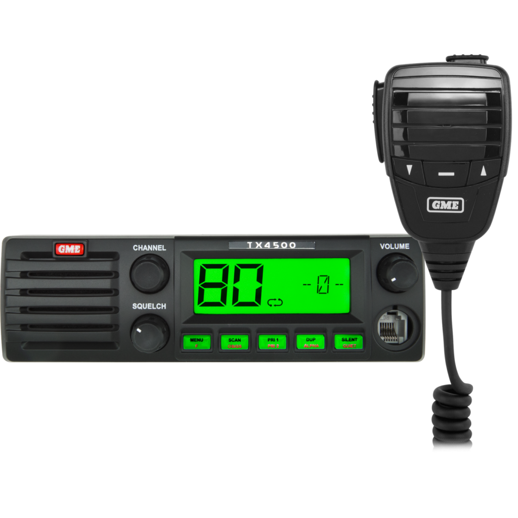 GME TX4500S 5 WATT DIN MOUNT UHF CB RADIO WITH SCANSUITE