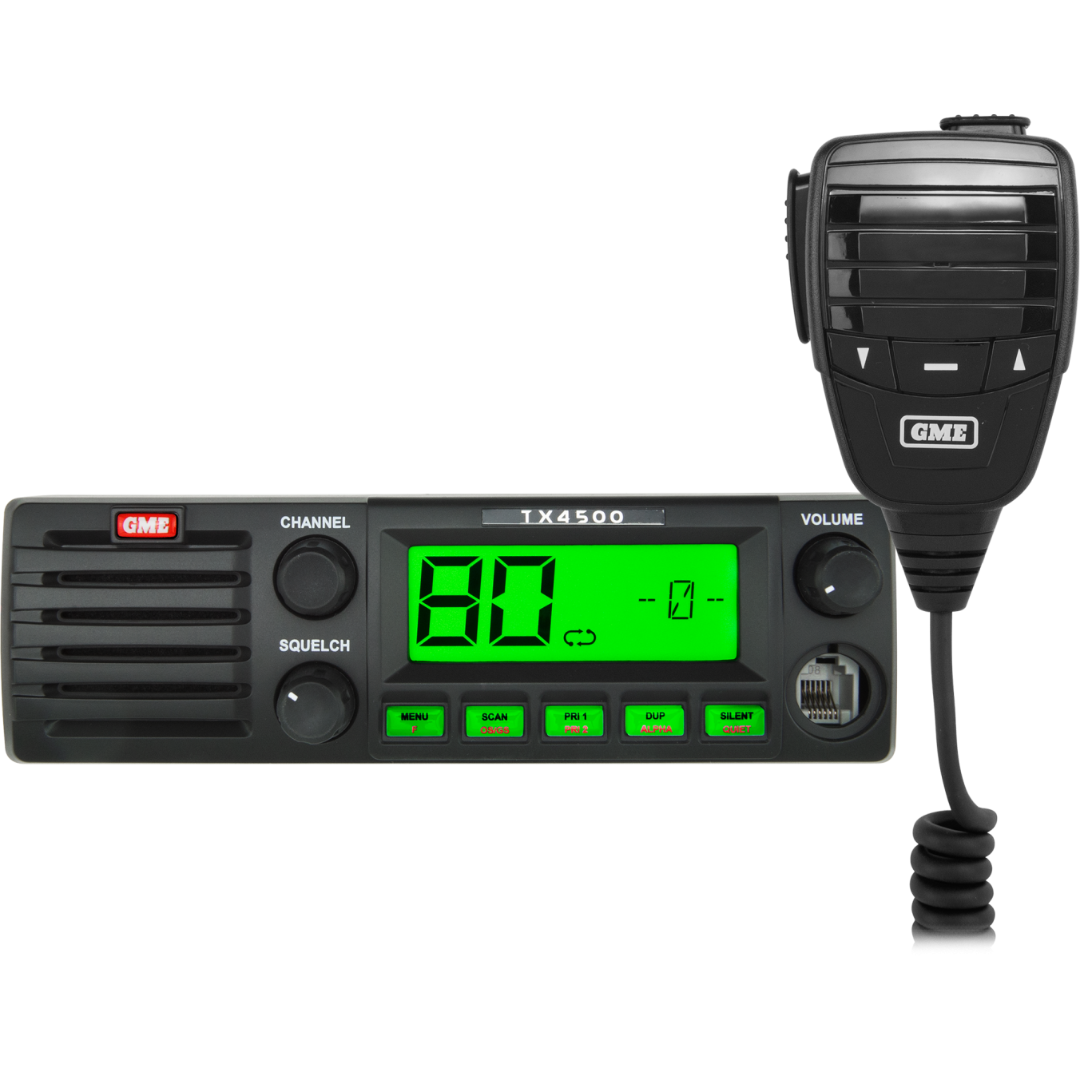 GME TX4500S 5 WATT DIN MOUNT UHF CB RADIO WITH SCANSUITE