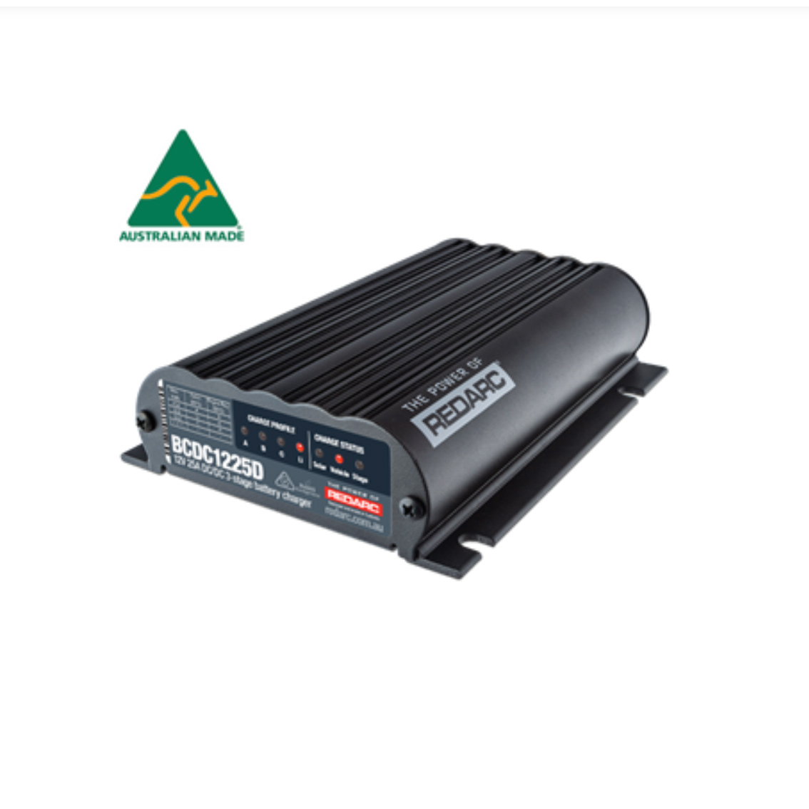 REDARC BCDC1225D DUAL INPUT 25A IN-VEHICLE DC BATTERY CHARGER