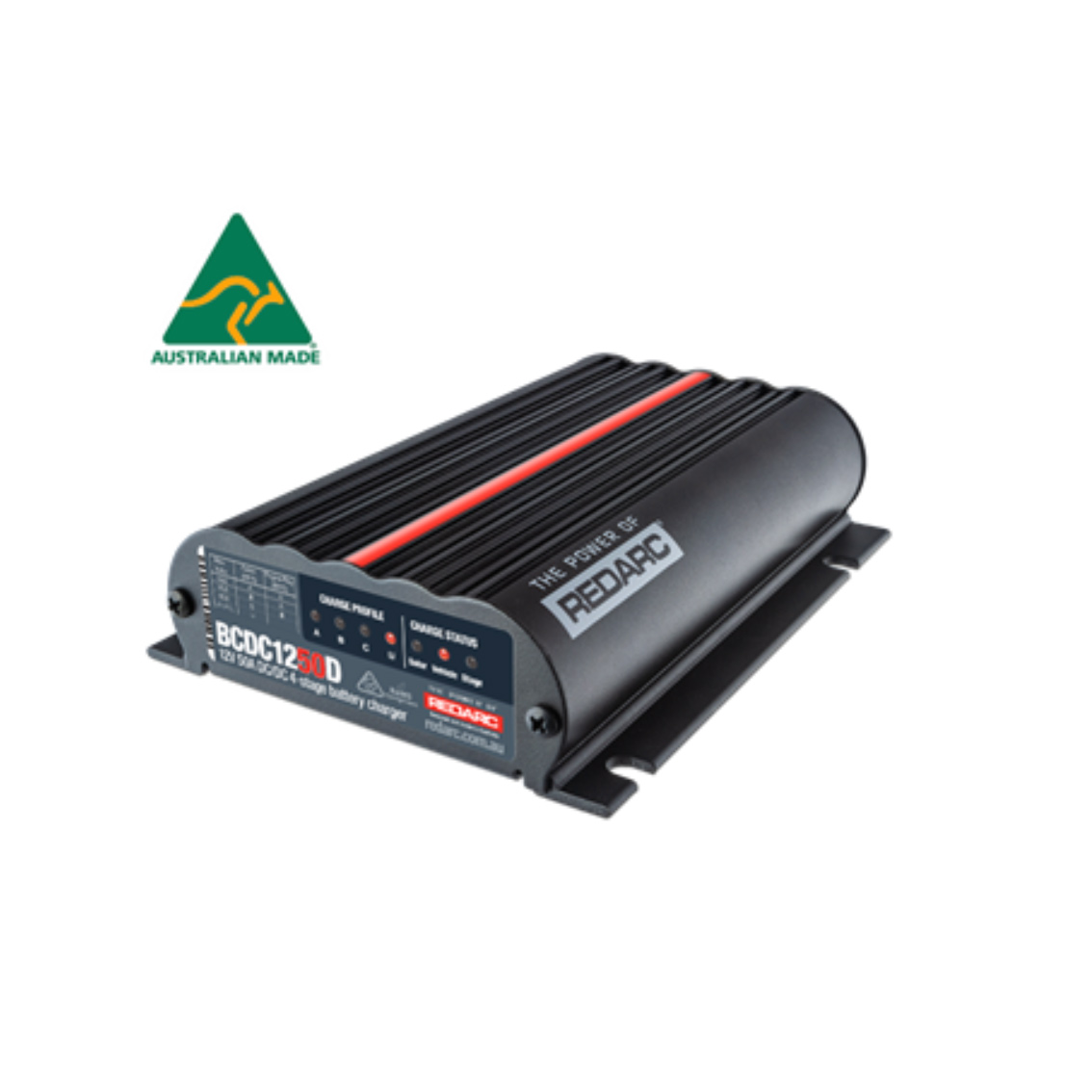 REDARC BCDC1250D DUAL INPUT 50A IN-VEHICLE DC BATTERY CHARGER